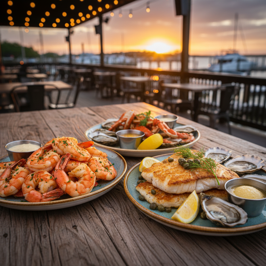 Local seafood restaurant on Gulf Coast